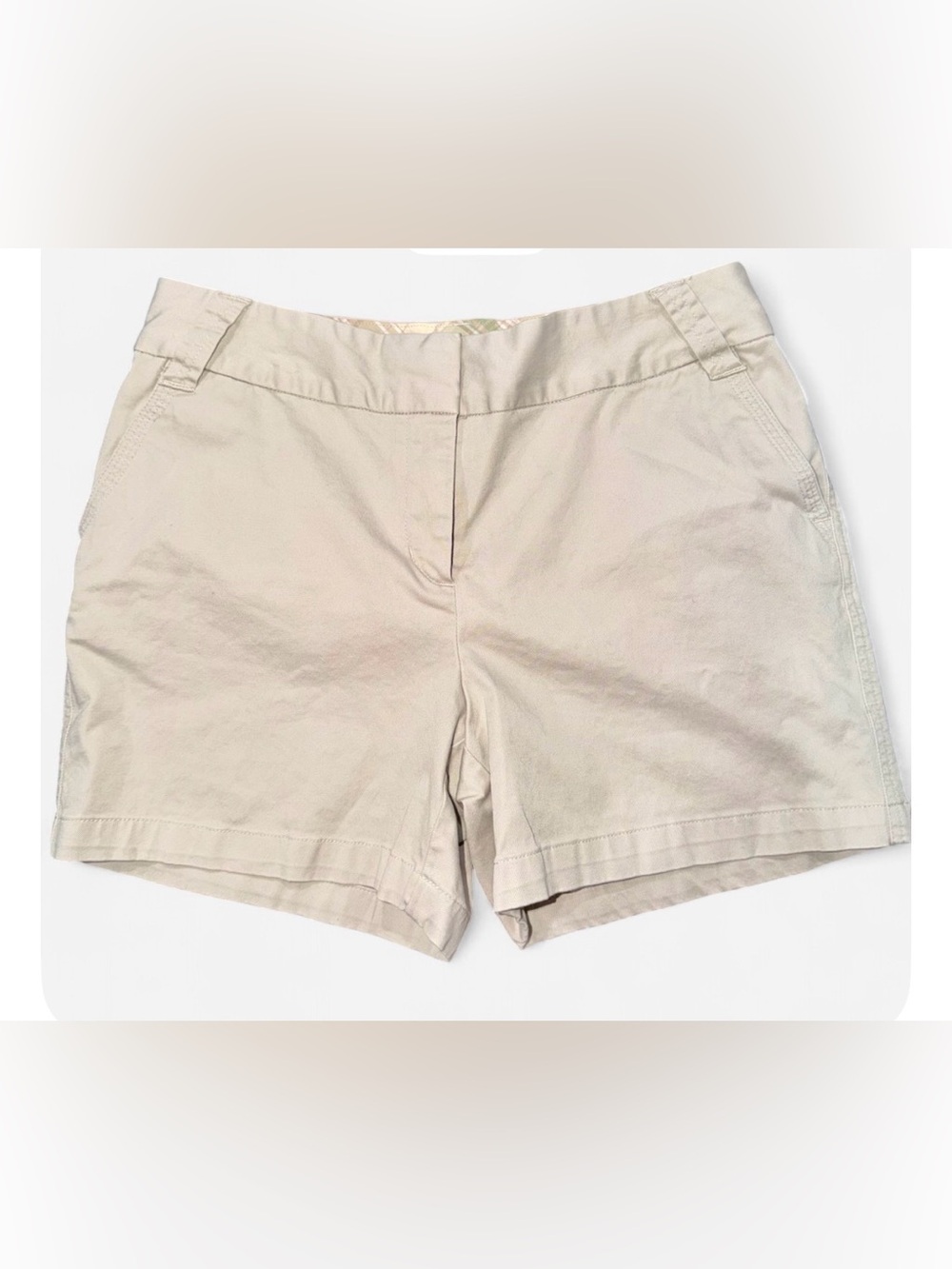 Style & Co Petite Beige Tailored Shorts 8P Y2K Minimalist Preppy